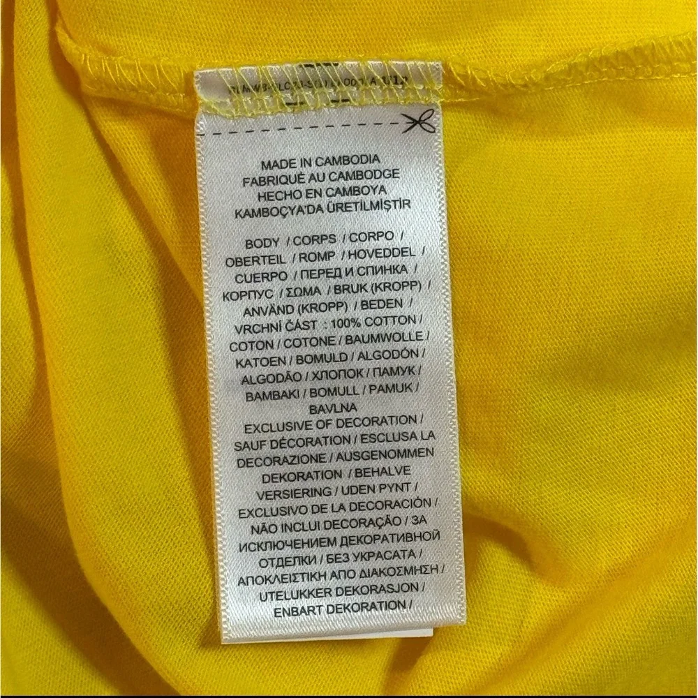Polo Ralph Lauren Yellow Classic Fit Pony Short Sleeve Pocket T Shirt Men's 4XLT